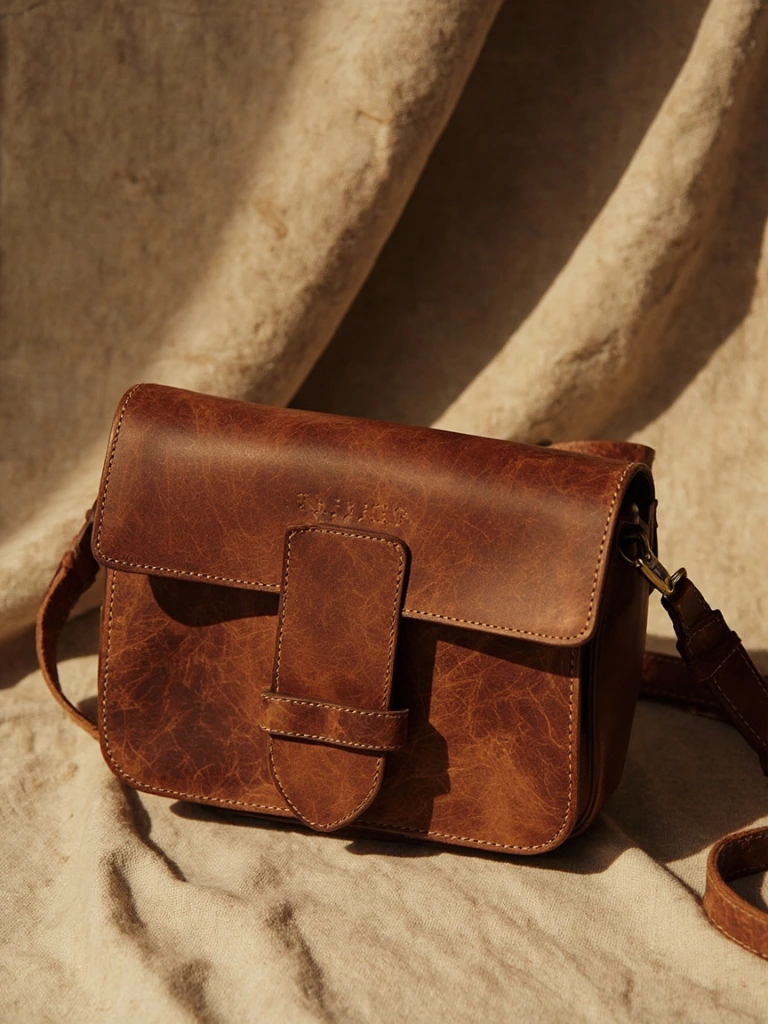 Modello 14 — small leather crossbody