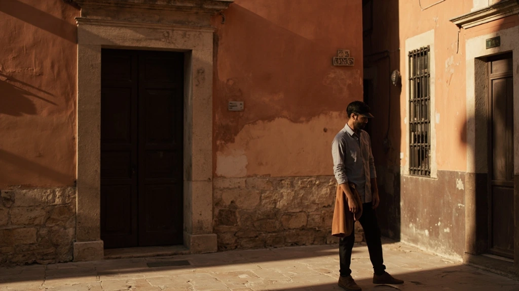 The atelier doorway on Via dei Macci, Florence